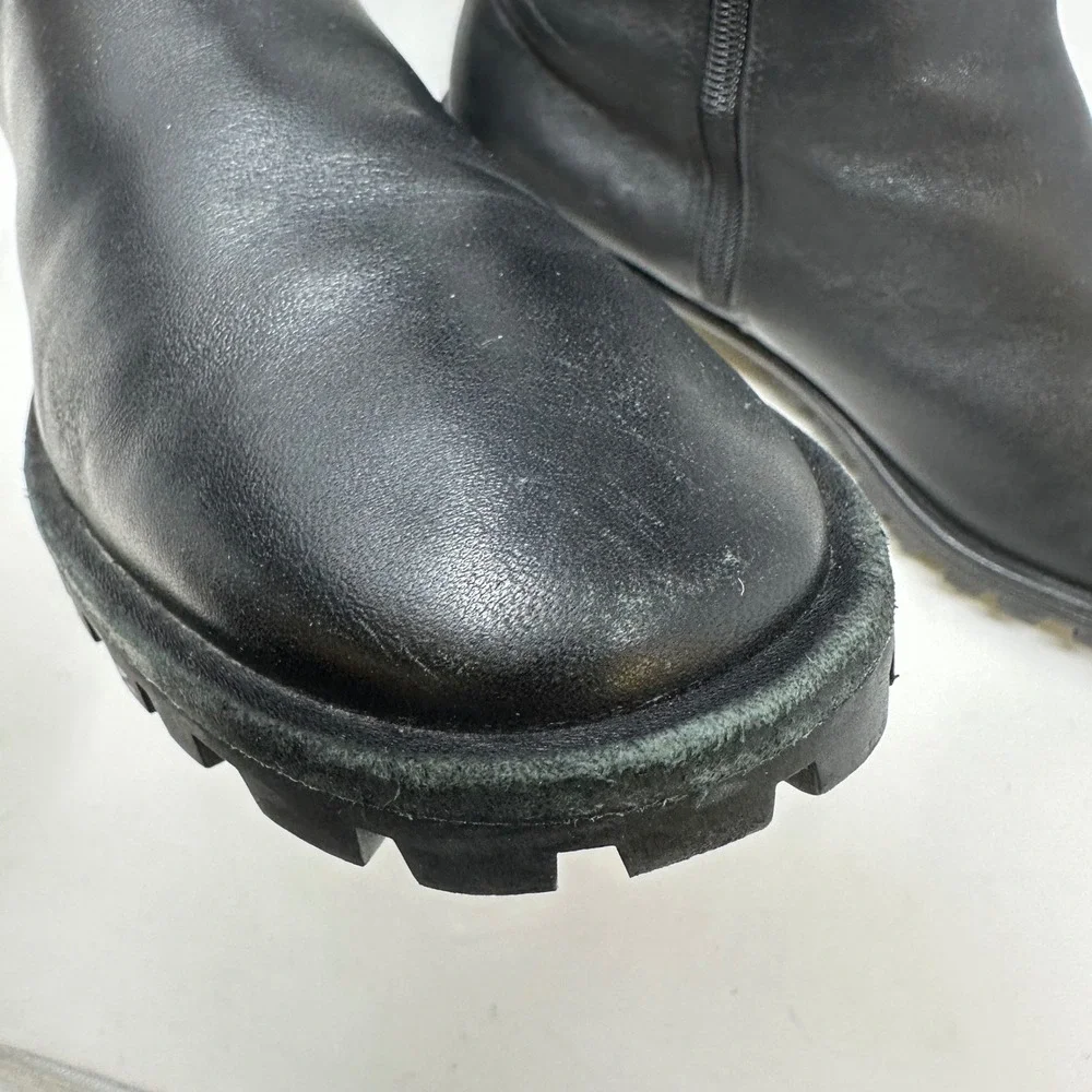 Stuart Weitzman Over the Knee‎ Leather Boots S1730 Size 8